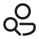 People Search SVG Icon